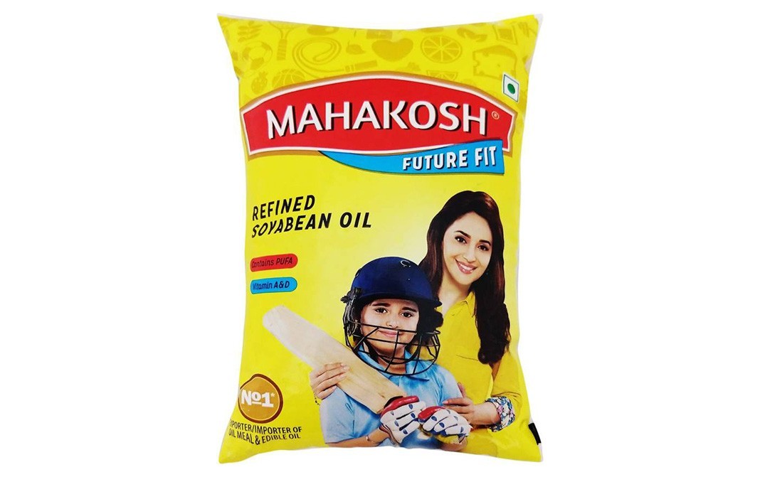 Mahakosh Refined Soyabean Oil    Pouch  1 litre